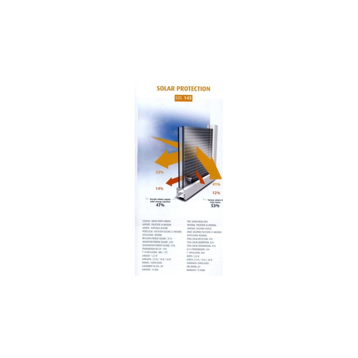 Film protection solaire effet store — visuel complémentaire